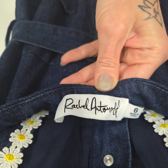 Rachel Antonoff denim daisy jumpsuit - Picture 5 of 5